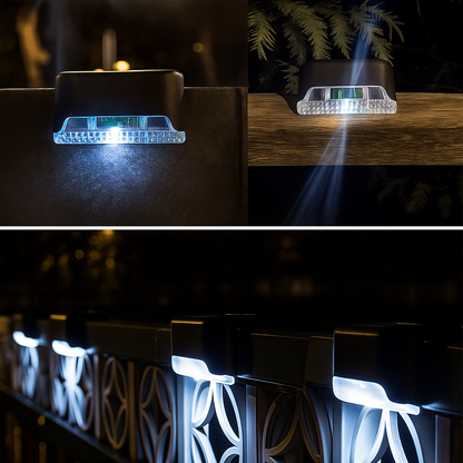 Solar-Glow | Lampade da Esterno Autoadesive a Energia Solare 5+5 GRATIS