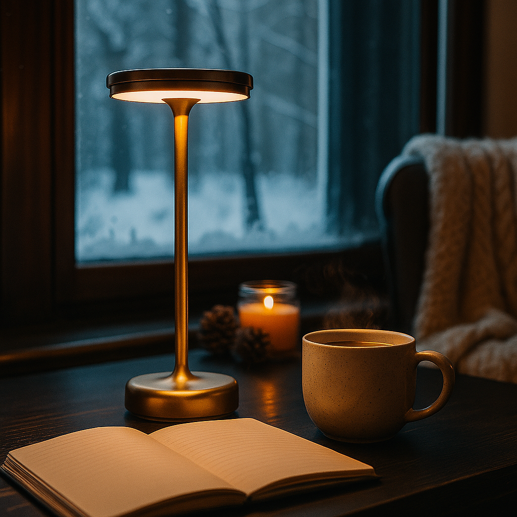 Lumoa | Lampada da Tavolo LED Wireless per Interni ed Esterni