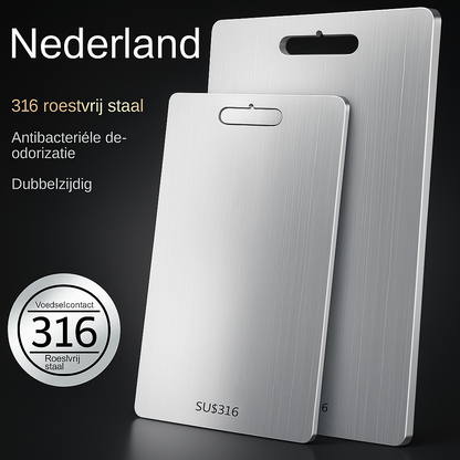 TitanPure | Higieniczna deska do krojenia z 100% czystego tytanu