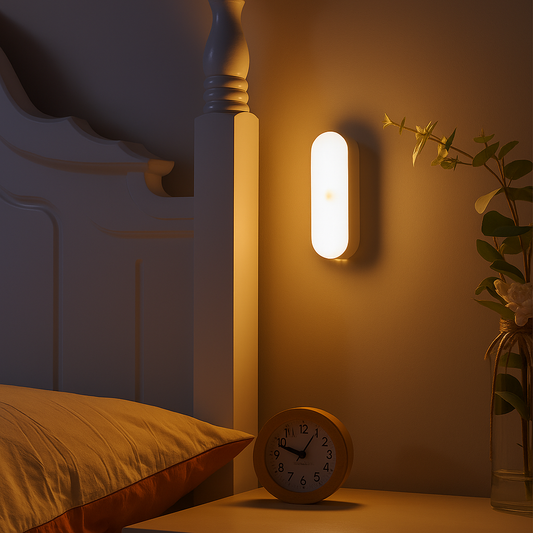 LED USB Ricaricabile Lampada da Parete Wireless con Sensore di Movimento
