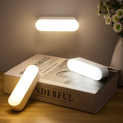 LED USB Ładowalna Bezprzewodowa Lampa Ścienna z Czujnikiem Ruchu