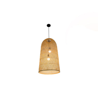 Oryn | Elegante Lampada da Soffitto in Bambù