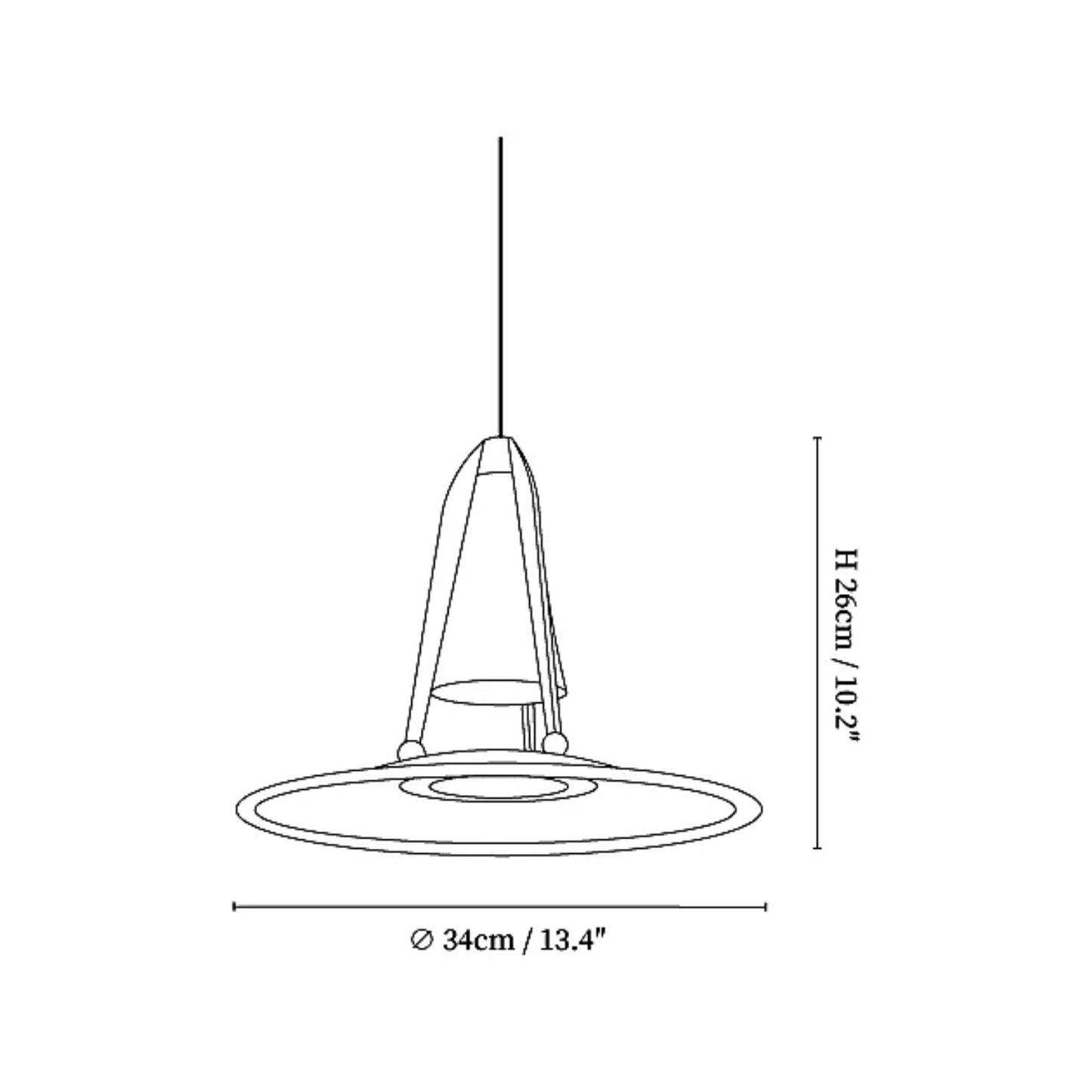 Soreli Lampada a sospensione