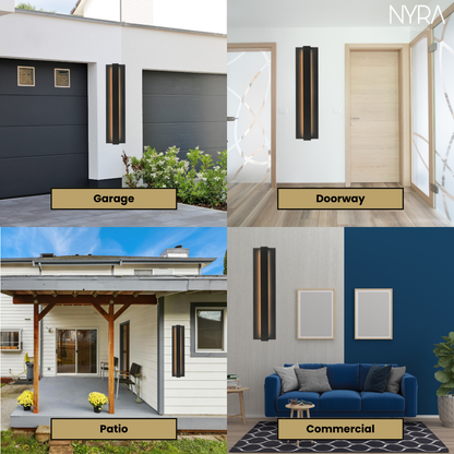 Vetrana Applique da Esterno Moderna