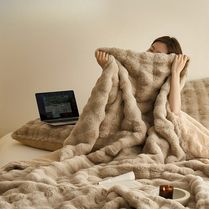 SnuggleSoft™ | Coperta in Pile Doppia Faccia per Comfort e Calore Estremo