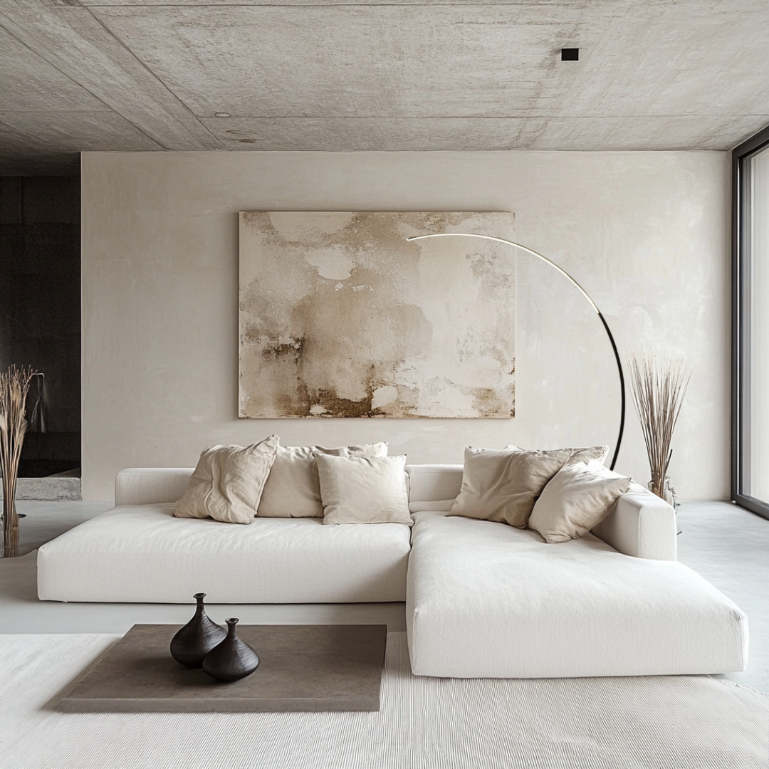 Lampada da terra design dimmerabile LUMORA con luce LED calda (2700K)