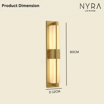 Brighton Marble Outdoor Wall Lamp