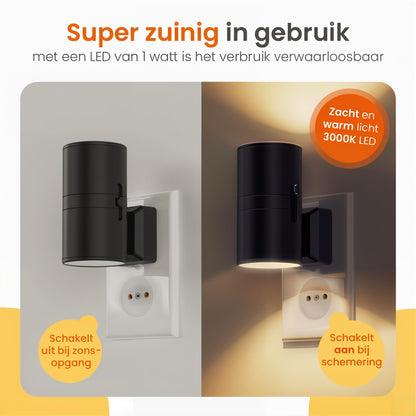 Aurora - Lampada Notturna Dimmerabile | 1+1 Gratis