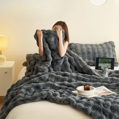 SnuggleSoft™ | Coperta in Pile Doppia Faccia per Comfort e Calore Estremo