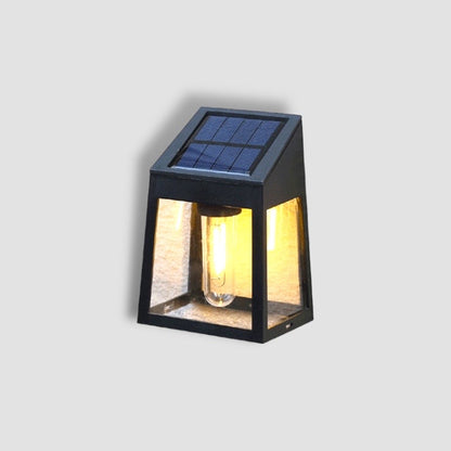 Lazano | Nowoczesna solarna lampa ścienna na zewnątrz