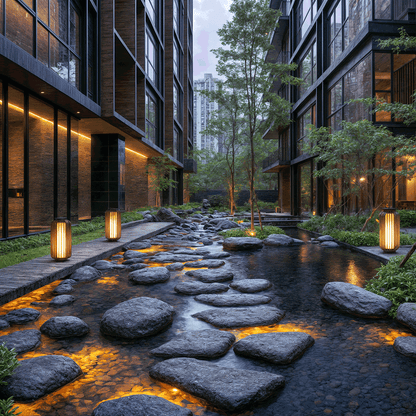 NYRALUX | Wodoodlna Lampa Zewnętrzna z Klatką – Oświetlenie Ogrodowe LED – Stal Nierdzewna i Odporna na Warunki Atmosferyczne – Na Taras i Dziedziniec