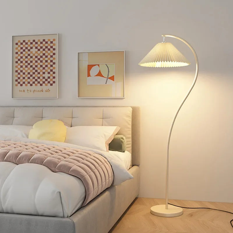 LumiPilar | Moderne LED stoffen vloerlamp