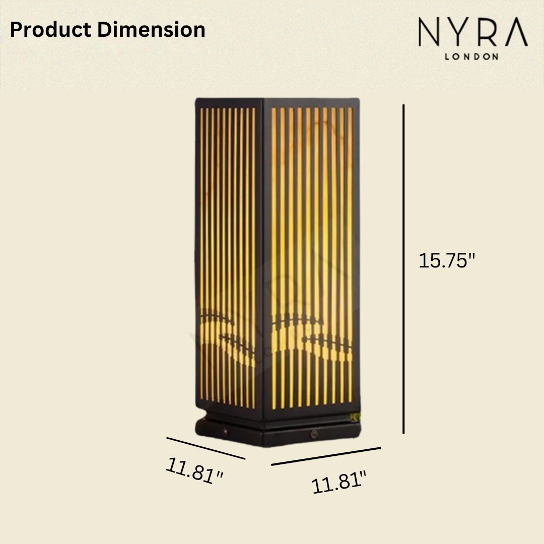 Lampada da pilastro moderna da esterno Mason