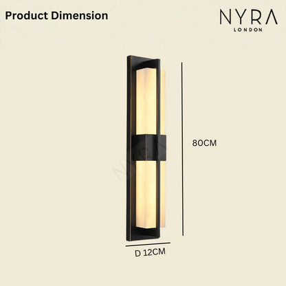 Brighton Marble Outdoor Wall Lamp