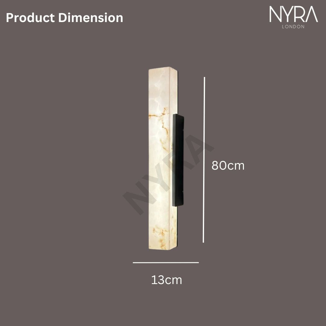 Zoya Outdoor Marble Wall Light