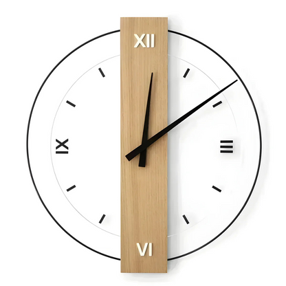 Aurra - Grande Orologio da Parete Silenzioso per Soggiorno