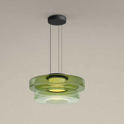 CraftNova - Lampada a sospensione in vetro in stile Bauhaus