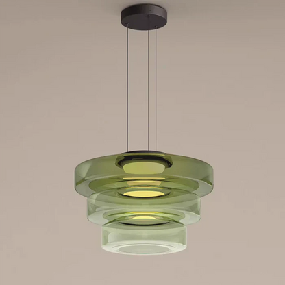 CraftNova - Lampada a sospensione in vetro in stile Bauhaus