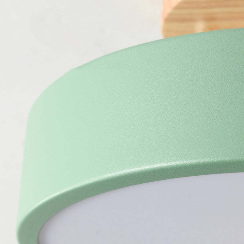 Quinn Nowoczesna Lampa Sufitowa LED – Stylowe Oświetlenie Drewniano-Akrylowe do Każdego Wnętrza