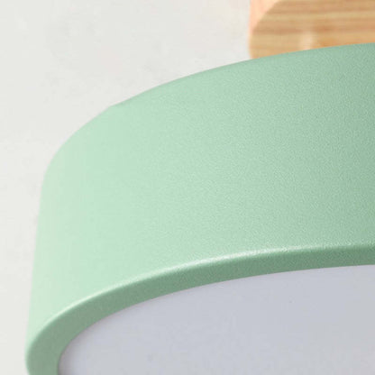 Quinn Nowoczesna Lampa Sufitowa LED – Stylowe Oświetlenie Drewniano-Akrylowe do Każdego Wnętrza