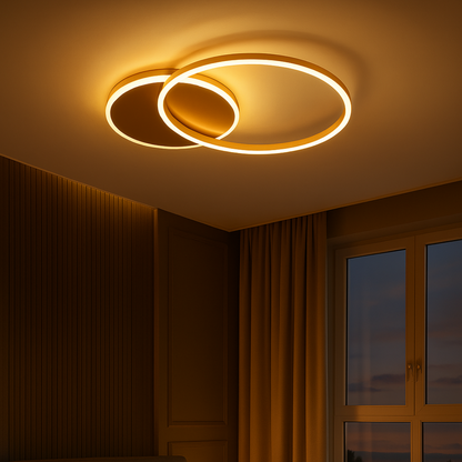 Solarn | Moderne plafondlamp goud, 2 of 3-delig