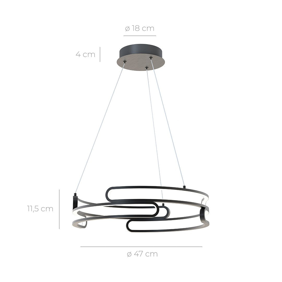 Metalis - Elegante Hanglamp van Metaal