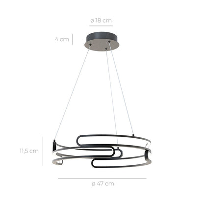 Metalis - Elegante Hanglamp van Metaal