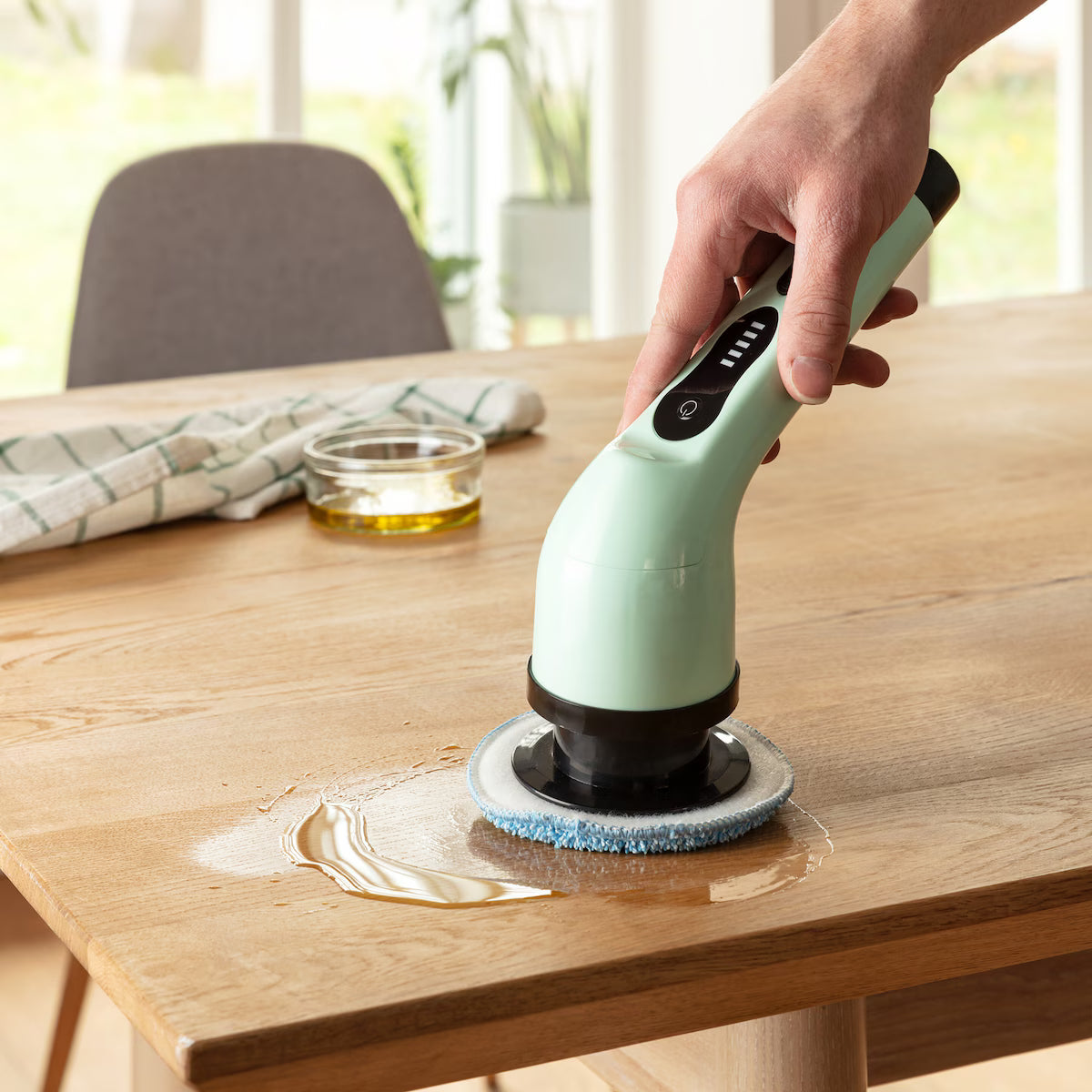 SpinMopX™ – Elektrische Reinigingsborstel met Display (9-in-1)