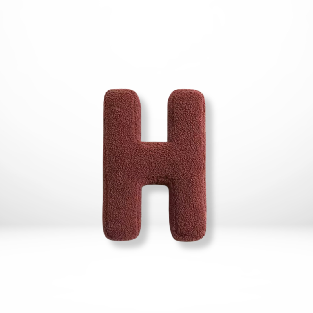 LettraLuxe | Cuscino Lettera in Velluto – da A a Z