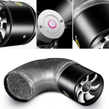 Mocny Cichy Wentylator Wyciągowy - Popraw Jakość Powietrza w Domu i w Biurze