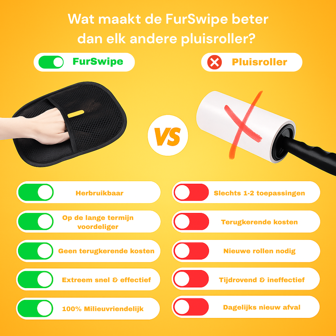 FurSwipe 1+1 GRATIS | Rimuovi peli riutilizzabile per animali domestici