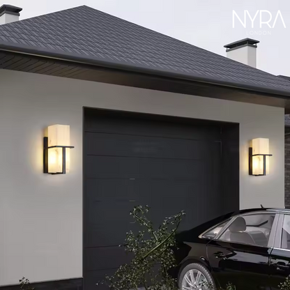 Arlen Outdoor Marble Wall Light