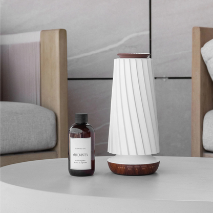 ScencaGlow | Diffusore di Aromi Minimalista con Bluetooth e Nebulizzazione a Freddo