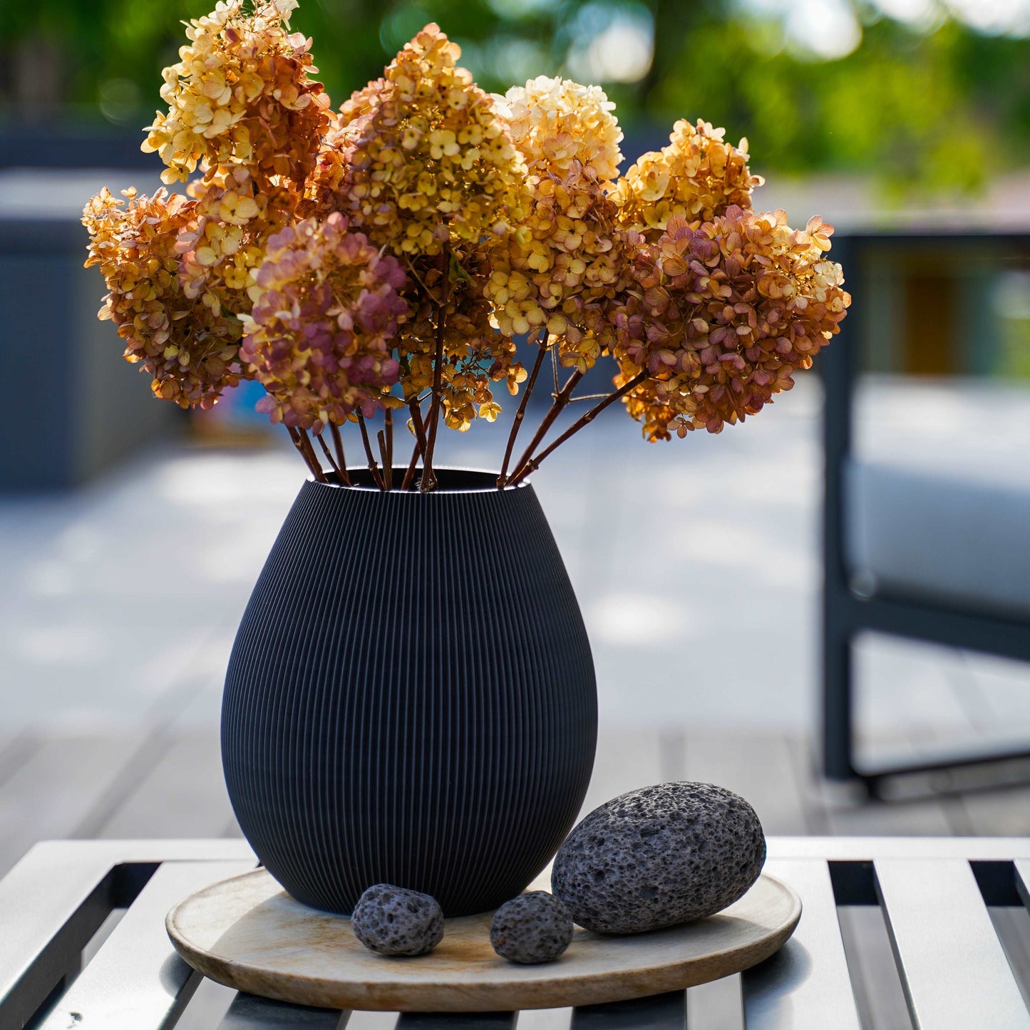 EcoVase | Vaso per fiori rotondo sostenibile