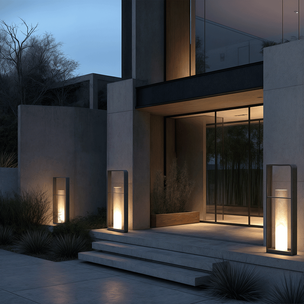 IRENA | Solar Tuinlamp – Zwart Aluminium – Sfeervolle Buitenverlichting in Scandinavische Stijl