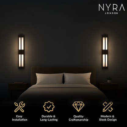 Brighton Marble Outdoor Wall Lamp