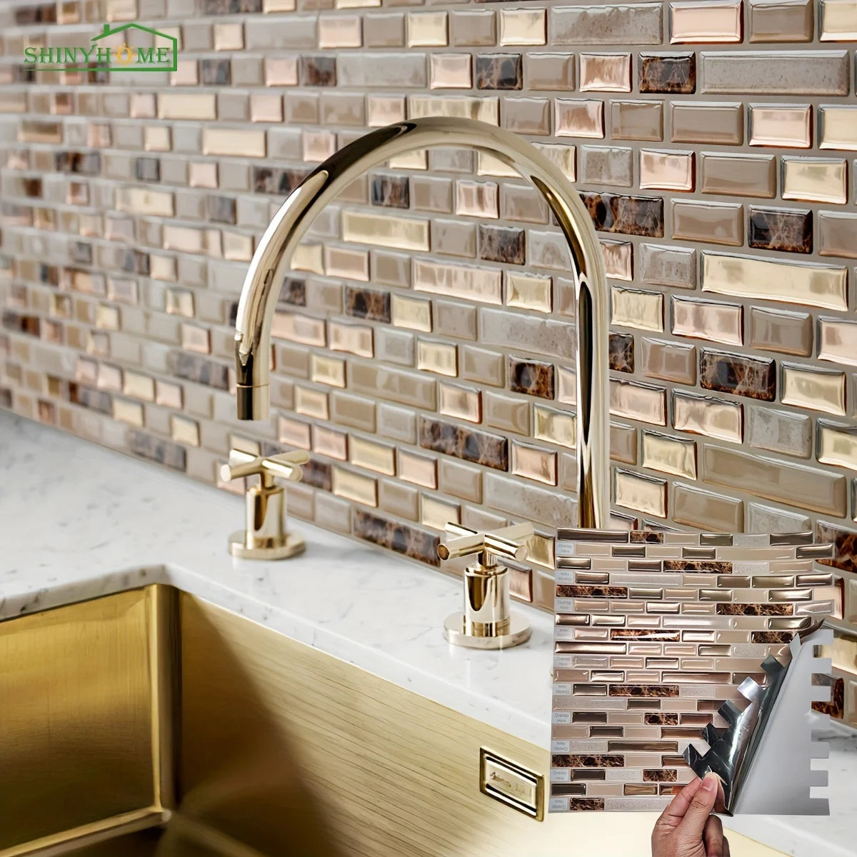 Eraldi | Samoprzylepne Płytki Ścienne | Szybka i Stylowa Metamorfoza Domu