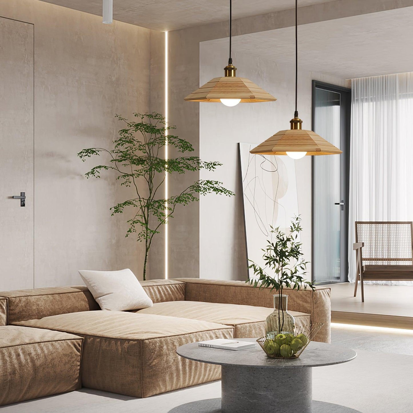 Lunara Lampada a Sospensione