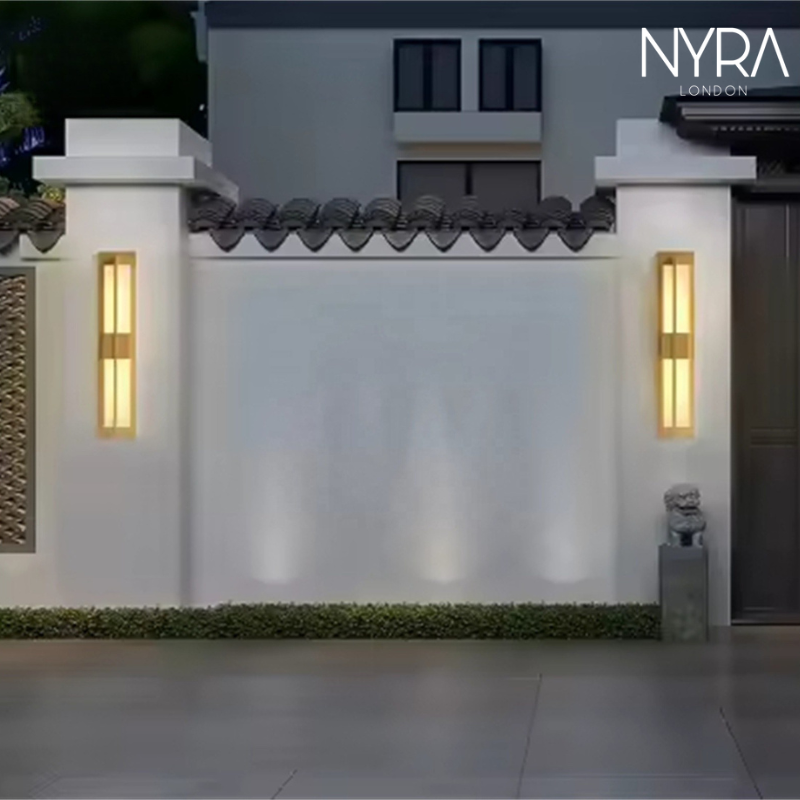 Brighton Marble Outdoor Wall Lamp