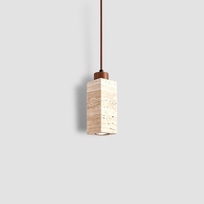 Wisiorek z marmuru Wabi-Sabi