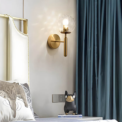 ClaireLum - Lampa ścienna z obrobionego szkła