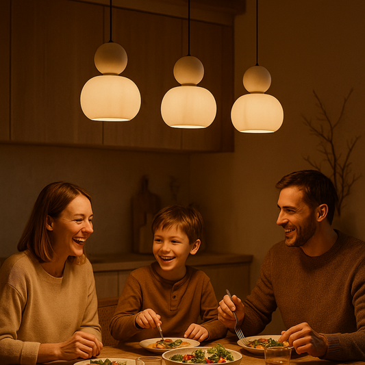 CrèmeLuma - Lampada a sospensione in stile art déco raffinato