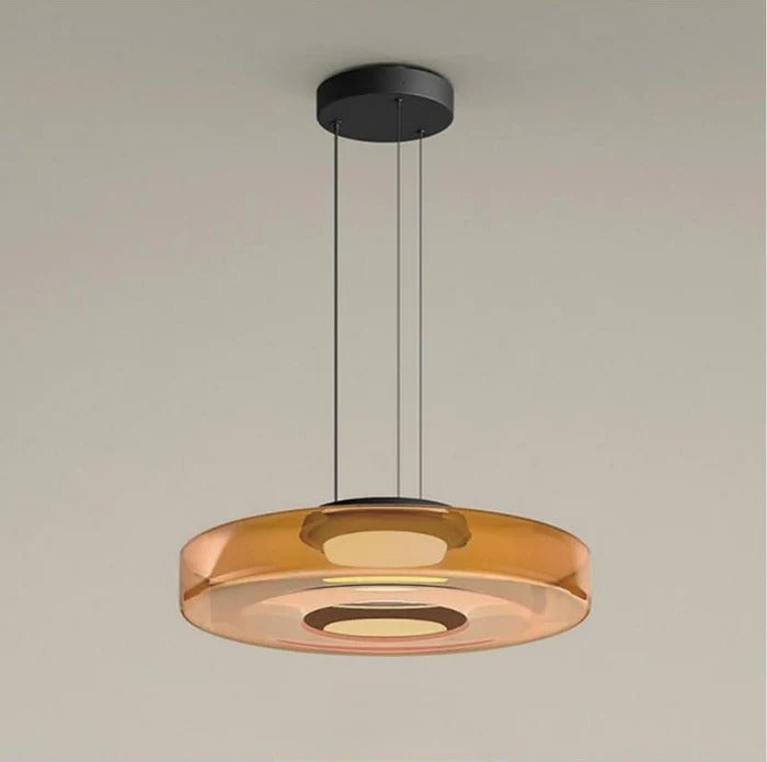 CraftNova - Lampada a sospensione in vetro in stile Bauhaus