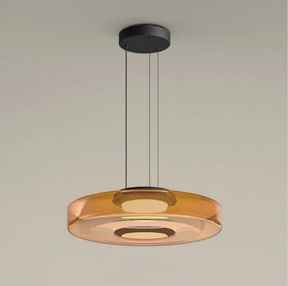 CraftNova - Lampada a sospensione in vetro in stile Bauhaus