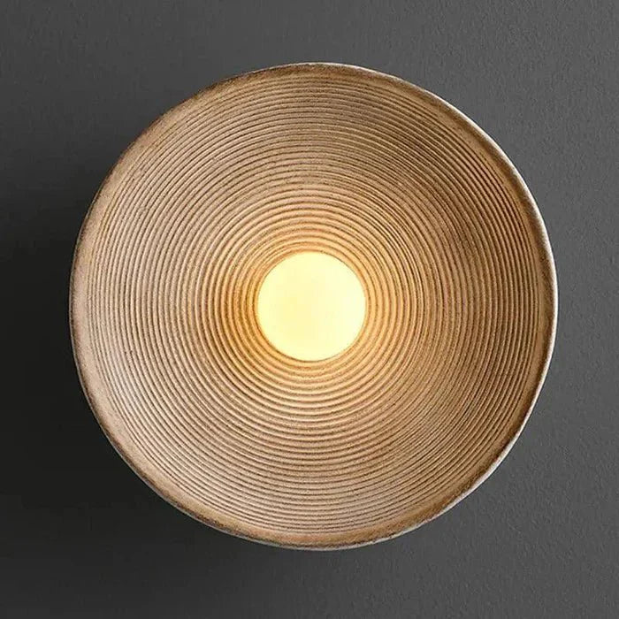 HaruGlow Lampada da Parete – Illuminazione da Parete in Legno Naturale con Luce Calda