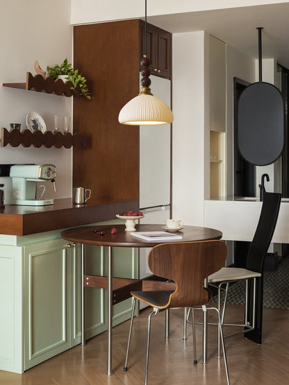 LUNARIAH Lampa wisząca – Ręcznie wykonany design ze szkła, drewna i ceramiki – W 4 modelach