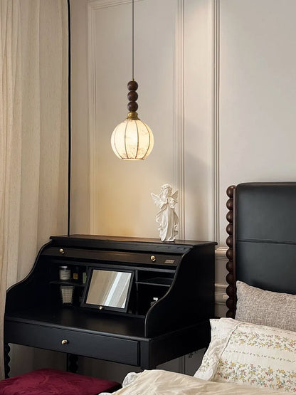 LUNARIAH Lampa wisząca – Ręcznie wykonany design ze szkła, drewna i ceramiki – W 4 modelach