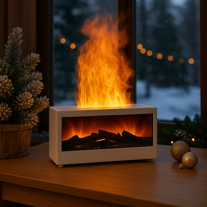 FlameFuse™ | Umidificatore d'Aria di Lusso con Effetto Fiamma