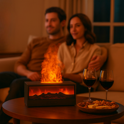 FlameFuse™ | Umidificatore d'Aria di Lusso con Effetto Fiamma