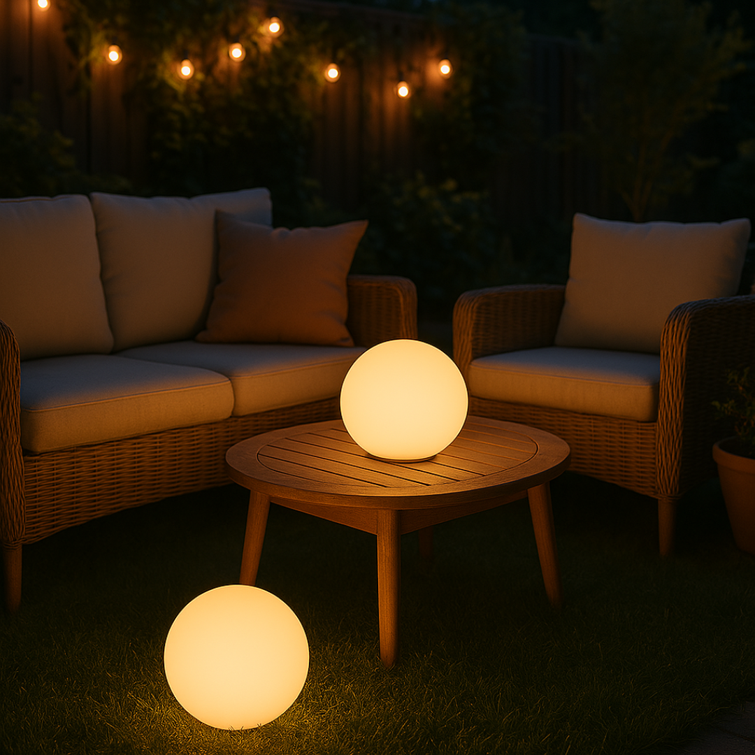 GlowOrb | Lampada da Tavolo Wireless Colorata